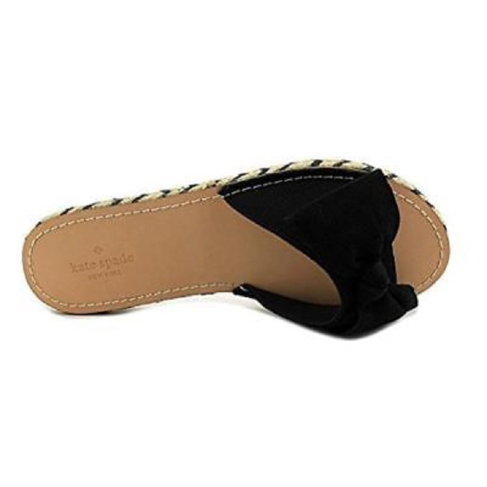 NWT Kate Spade Womens Idalah Black Slide Sandals
